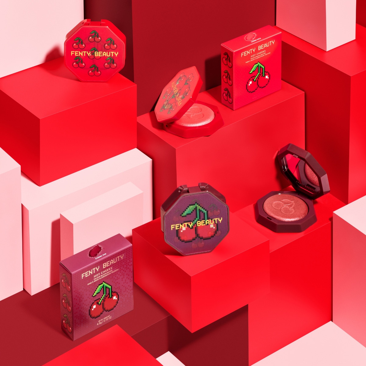 HOT CHEEKS CHERRY (RUBOR E ILUMINADOR PARA ROSTRO)